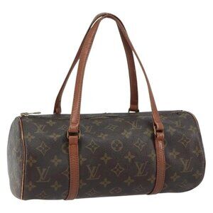 LOUIS VUITTON Monogram Papillon 30 Hand Bag M51385 LV Auth BA8763
